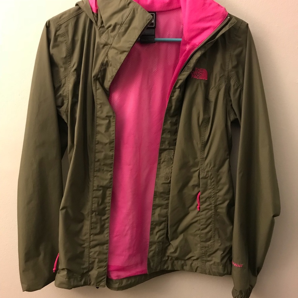 The north face rain jacket